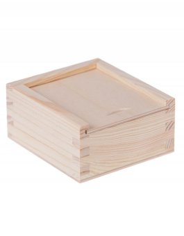 Přírodní dřevěná krabička - 30x11x3,5 cm