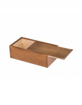 Dřevěná krabička na kapesníky - 26x14x8,5 cm / BRONZ