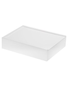 Krabička dřevěná - bílá