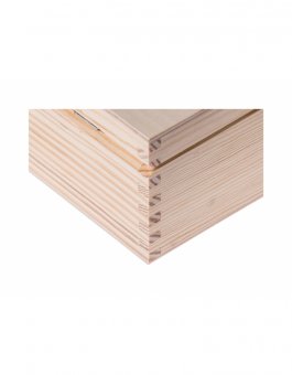 Krabička dřevěná na čaj  10x10x7,5 cm