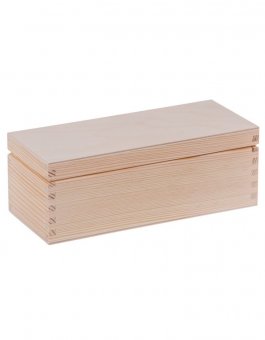 Krabička dřevěná na čaj 9,3x22,5x8 cm