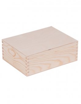 Krabička dřevěná na čaj 16,5x22,5x8 cm
