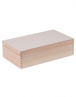 Krabička dřevěná na čaj 16,5x28,5x8 cm