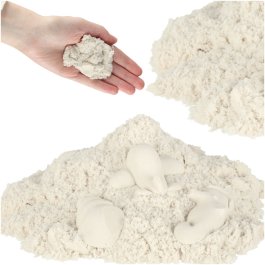 Kinetický písek - 1 kg bílá
