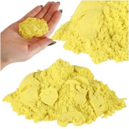 Kinetický písek 1 kg - žlutá