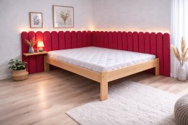 Zvětšit Čalouněný panel Plot 5 cm - rubínová 06