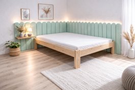 Zvětšit Čalouněný panel Plot 5 cm - mátová 15 Zvětšit Čalouněný panel Plot 5 cm - mátová 15