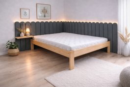 Zvětšit Čalouněný panel Plot 5 cm - šedá 18 Zvětšit Čalouněný panel Plot 5 cm - šedá 18