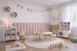 Čalouněný panel Plot 5 cm - starorůžová 14 produkt