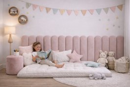 Čalouněný panel Plot 5 cm - starorůžová 14 produkt