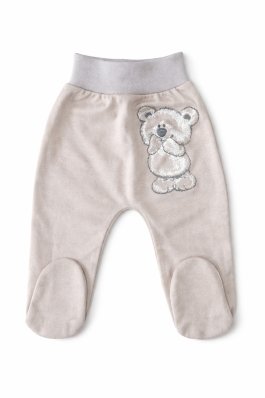 Kojenecké bavlněné polodupačky Teddy