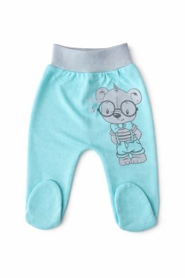 Kojenecké bavlněné polodupačky Teddy