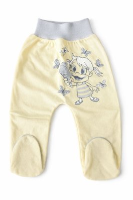 Kojenecké bavlněné polodupačky Teddy