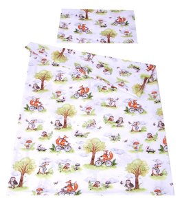 Povlečení 100/160 cm + 50/60 cm liška kole