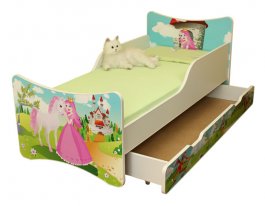 Úložný šuplík pod postel - princezna