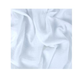 Mušelínové prostěradlo s gumkou 60x120 cm / bílá
