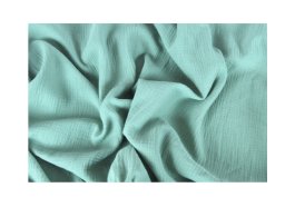 Mušelínové prostěradlo s gumkou 60x120 cm / zelená