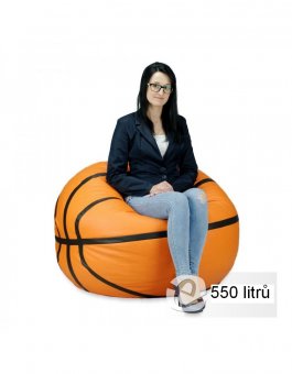 Sedací míč basketbal - 550L - XXXL