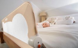 Zábrana na postel Pupyhou Eva béžová 150 cm - výprodej Zábrana na postel Pupyhou Eva béžová 150 cm - výprodej