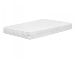 Postel Abby 120x200 cm bílá + matrace Relax + rošt ZDARMA