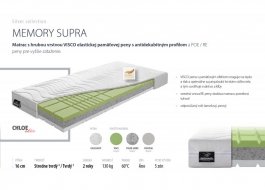 Matrace Memory supra 180/200/16 cm