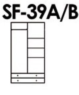 Skříň masiv borovice - SF 39B