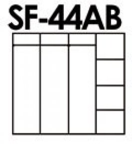 Skříň masiv borovice - SF 44B