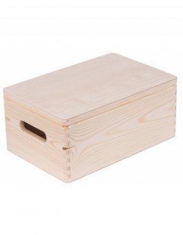 Krabička dřevěná 30x20x14 cm