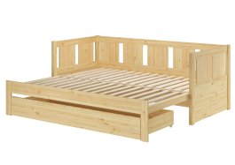 Postel Rimini 90-180/200 cm + rošty - rozkládací