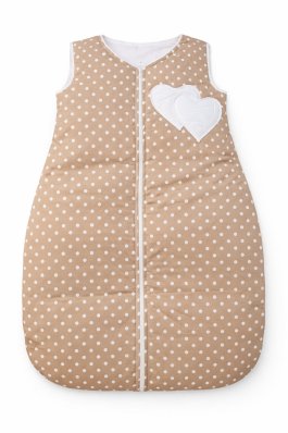 Luxusní  souprava 12 dílů - hnědý puntík