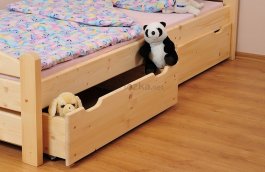 Postel Martin 90x200/80x190cm + rošt a šuplíky ZDARMA