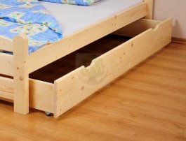 Postel Martin 90x200/80x190cm + rošt a šuplíky ZDARMA