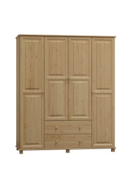Zvětšit Šatní skříň z masivu borovice 76 180/190/60 cm