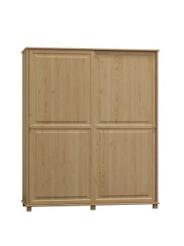 Zvětšit Šatní skříň z masivu borovice 82 120/190/60 cm