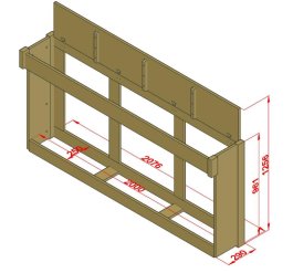 Postel Rimini II 90-180/200 cm + rošty rozkládací s úložným boxem - bílá