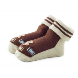 Kojenecké ponožky 6-12 měsíců TBS032 - hnědá