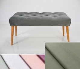 Čalouněná lavice DARINA 110x30x42cm,barva tmavě béžová