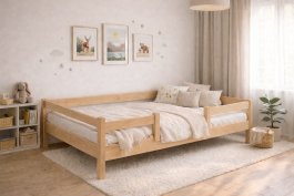 Rostoucí postel Montessori Tobi 140x200 cm + rošt ZDARMA 