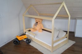 Postel domeček 160/80 cm + rošt produkt