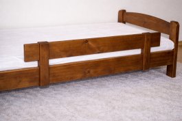 Univerzální ochranná bariérka z masivu 100 cm - dub