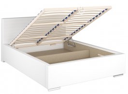 Čalouněná postel Troja 90/200 cm s úložným prostorem madrid - ekokůže