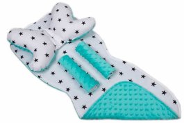 Zvětšit Podložka do kočárku oboustranná minky nr. 19