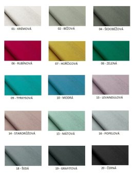 Čalouněný panel Plot 3 cm - levandulová 13 produkt