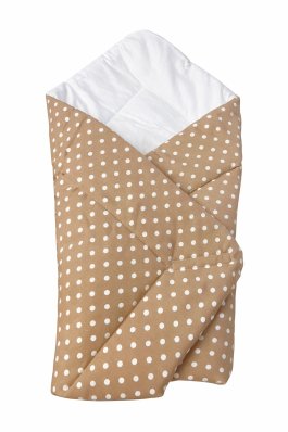 Luxusní  souprava 12 dílů - hnědý puntík