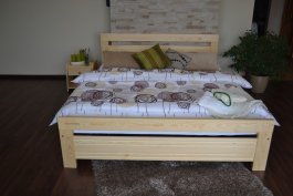 Zvětšit Postel  Amor 120/200 cm - masiv 3,5 cm + matrace Relax